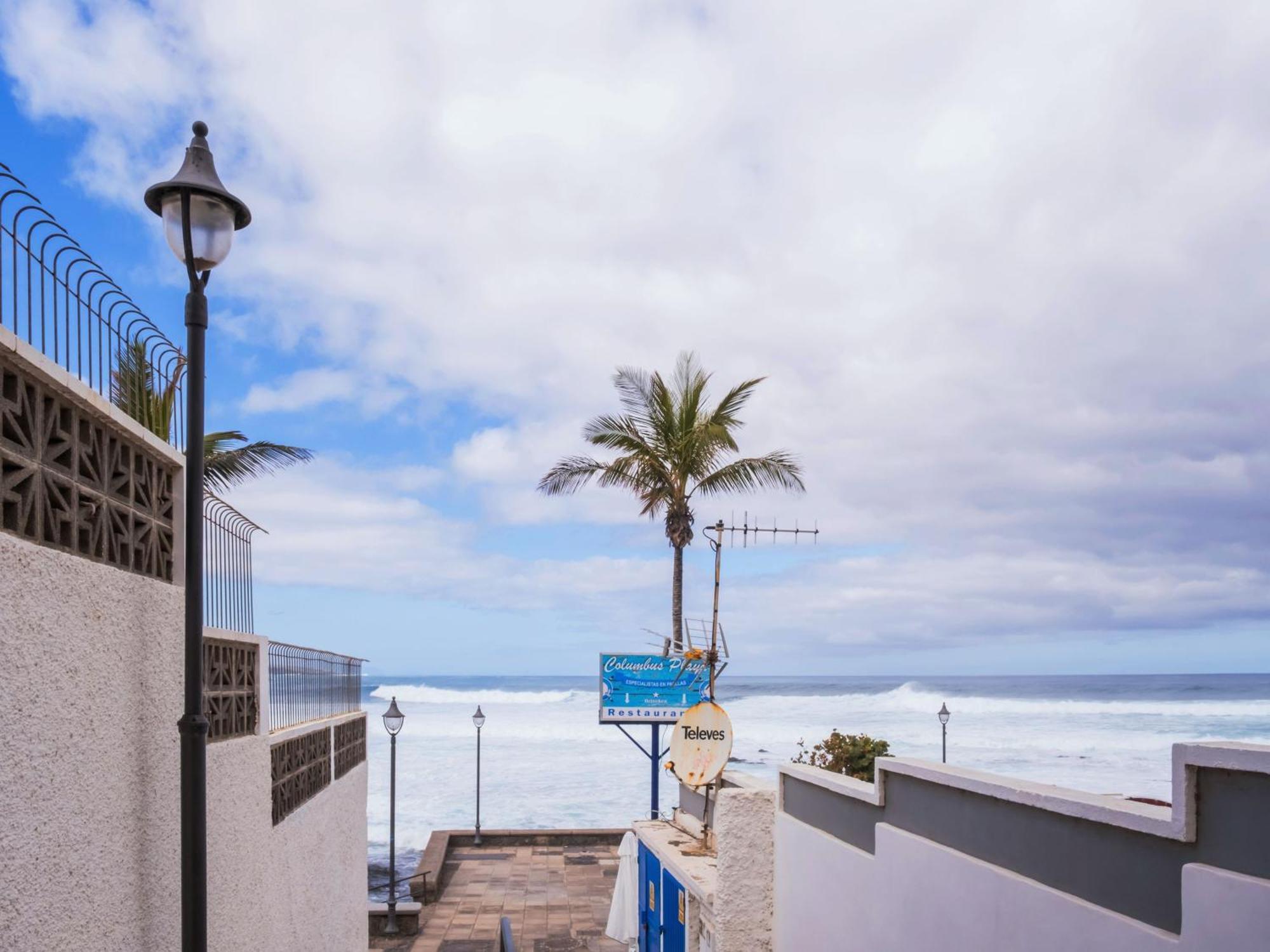 Live Punta Columbus Pool & Beach Front Punta Del Hidalgo Eksteriør bilde